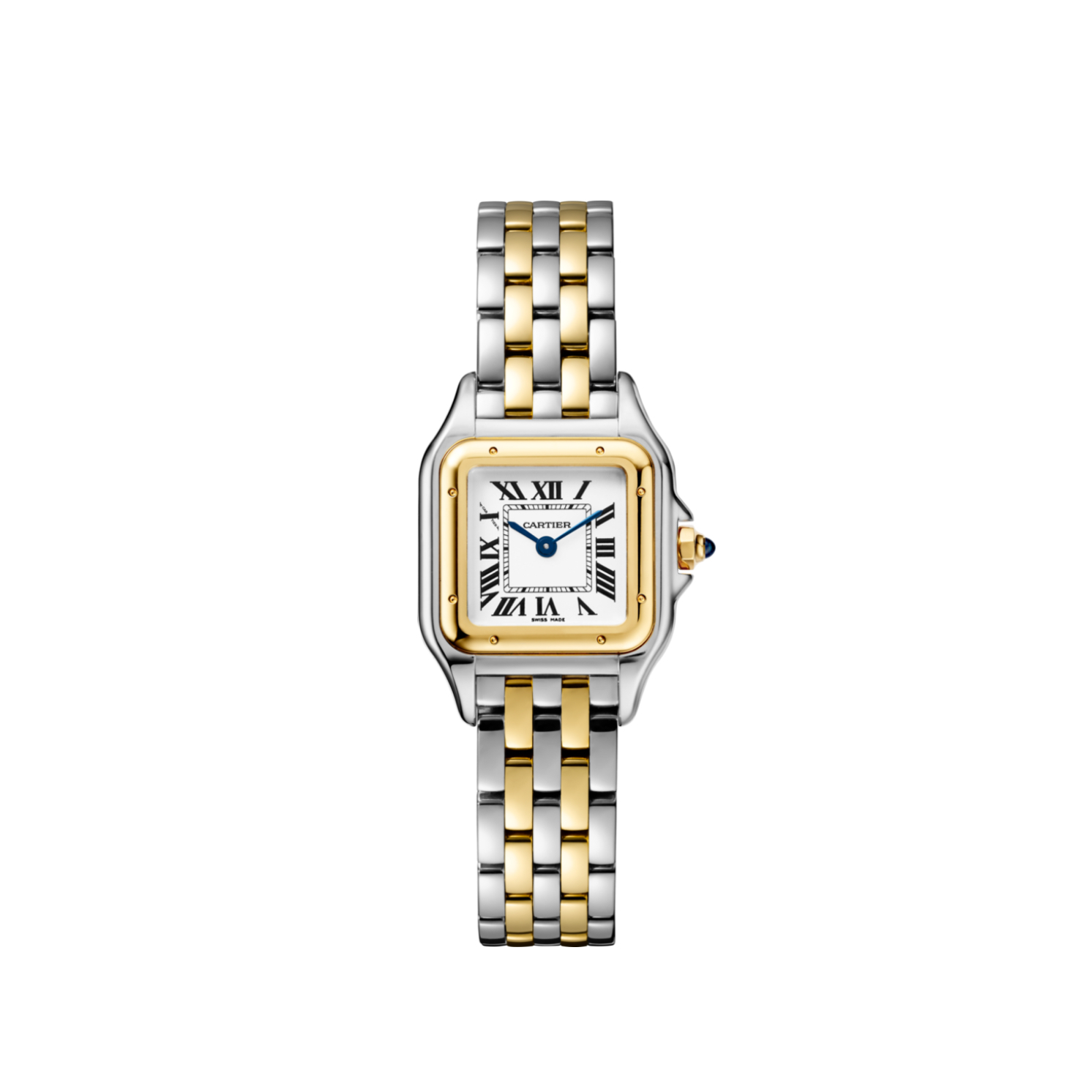 Resim PANTHÈRE DE CARTIER - YELLOW GOLD&amp;STEEL QUARTZ SMALL