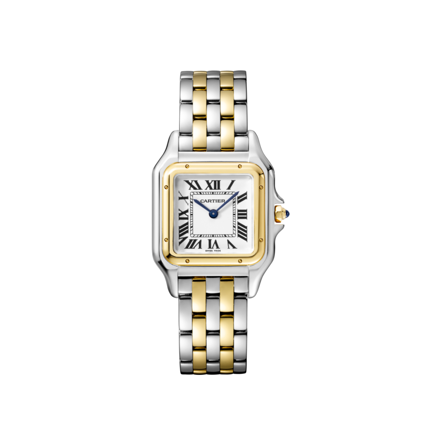 Resim PANTHÈRE DE CARTIER - YELLOW GOLD AND STEEL QUARTZ MEDIUM