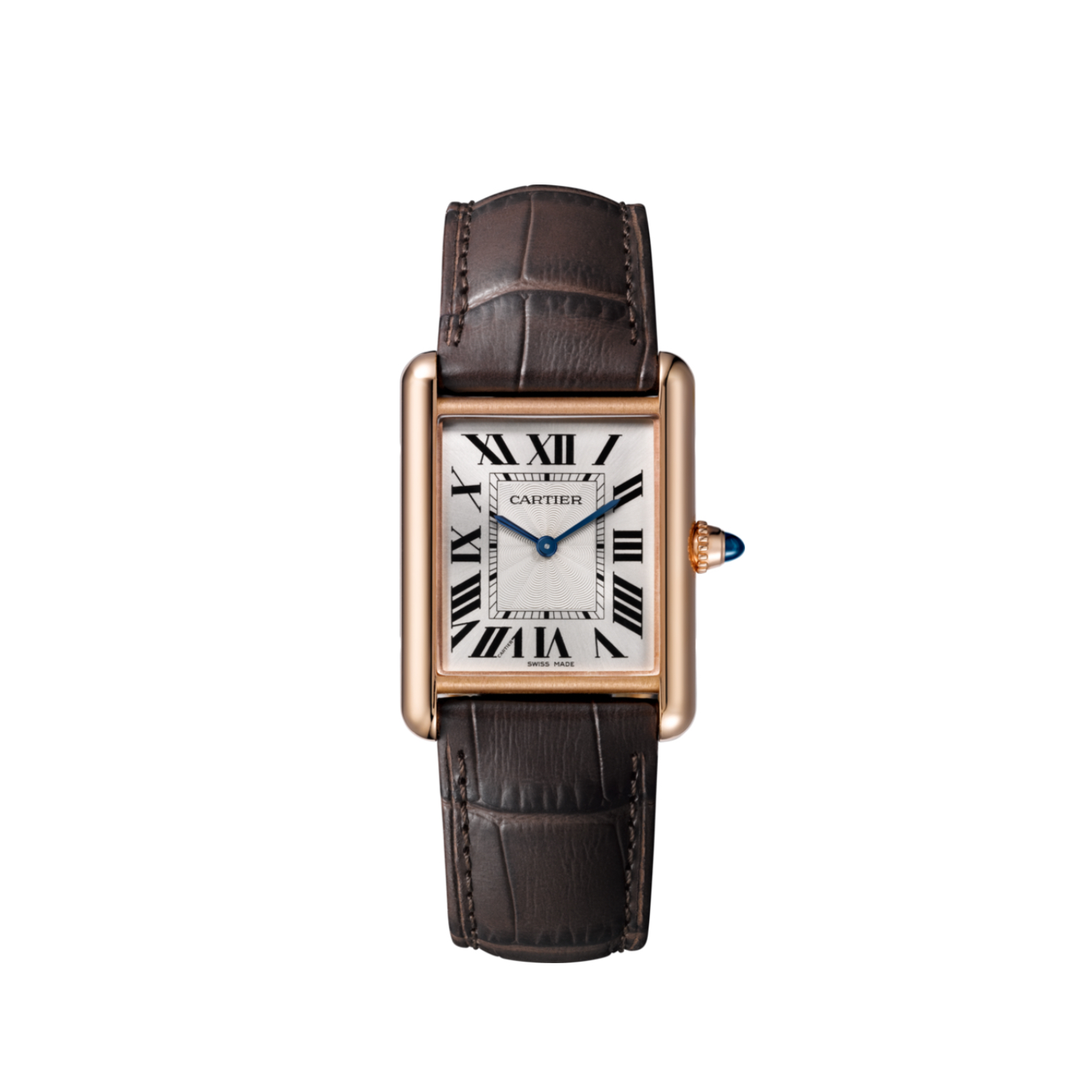 Resim TANK LOUISE CARTIER - PINK GOLD HAND-WOUND LARGE