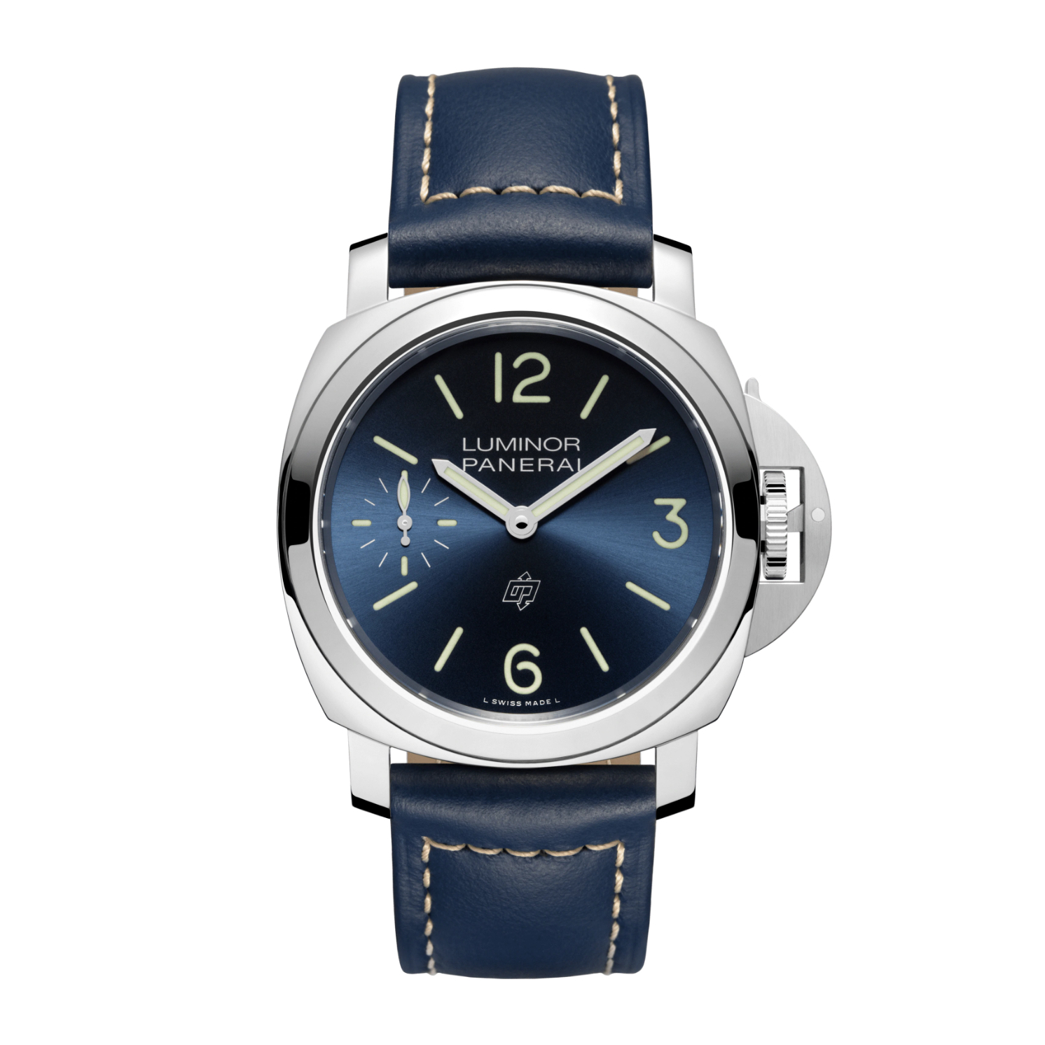 Resim LUMINOR BLU MARE - STEEL HAND-WOUND 44 MM