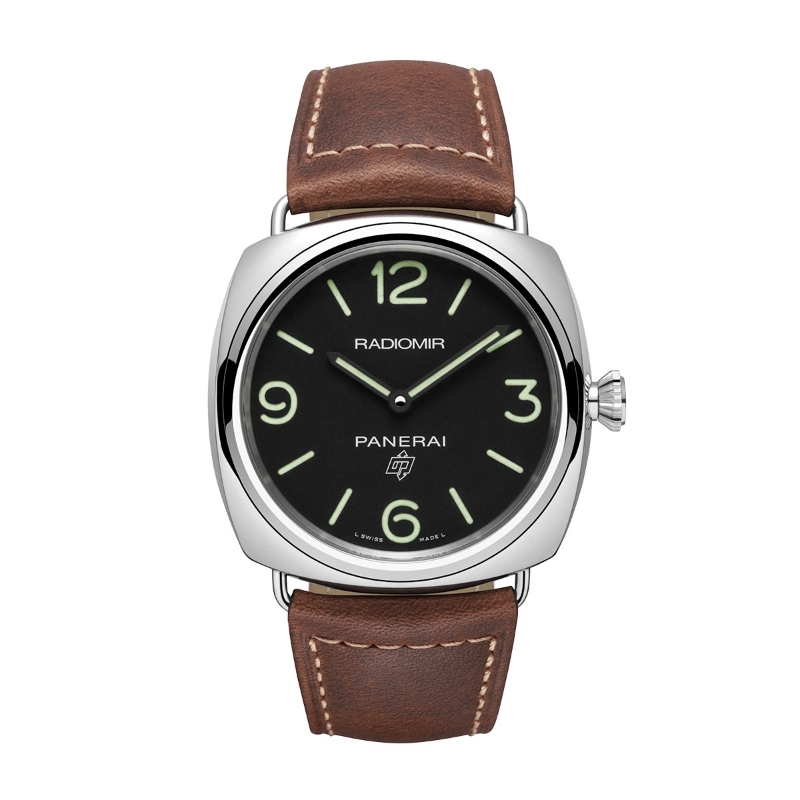 Resim RADIOMIR BASE LOGO - STEEL HAND-WOUND 45 MM