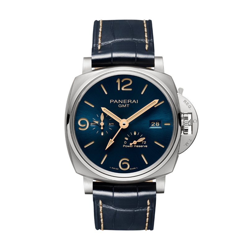 Resim LUMINOR DUE GMT POWER RESERVE - TITANIUM AUTOMATIC 45 MM