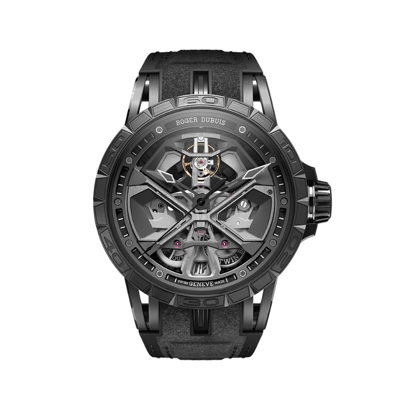 Resim EXCALIBUR SPIDER HURACÁN BLACK DLC TITANIUM 45MM