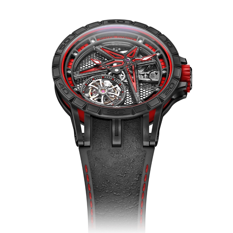 Picture of EXCALIBUR SPIDER PIRELLI BLACK DLC TITANIUM 39MM