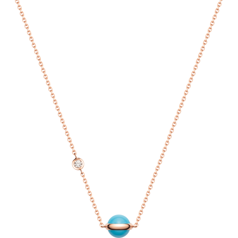 Resim PIAGET Rose Gold Turquoise Diamond Pendant