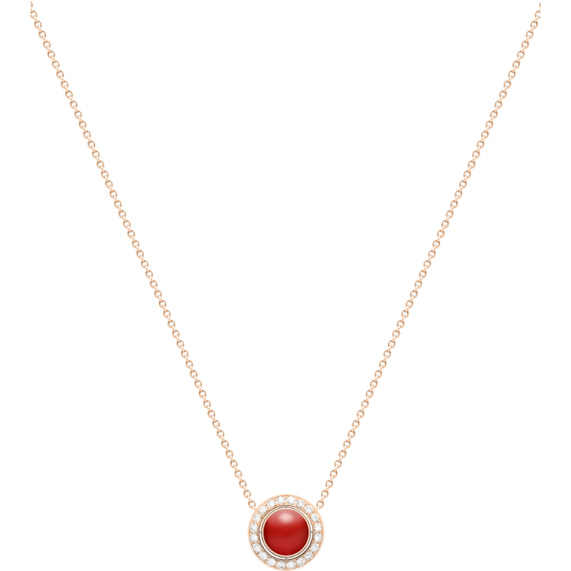 Resim PIAGET Possession Pendant Rose Gold Carnelian Diamond