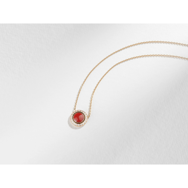 Picture of PIAGET Possession Pendant Rose Gold Carnelian Diamond