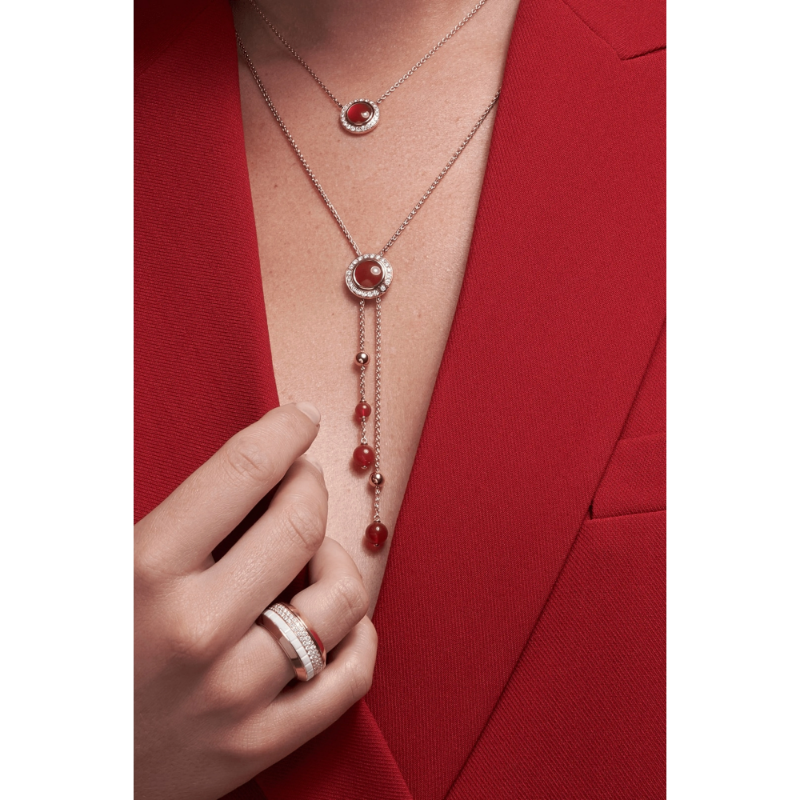 Resim PIAGET Possession Pendant Rose Gold Carnelian Diamond