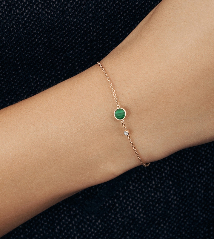 Resim PIAGET Possession Malachite Chain Bracelet