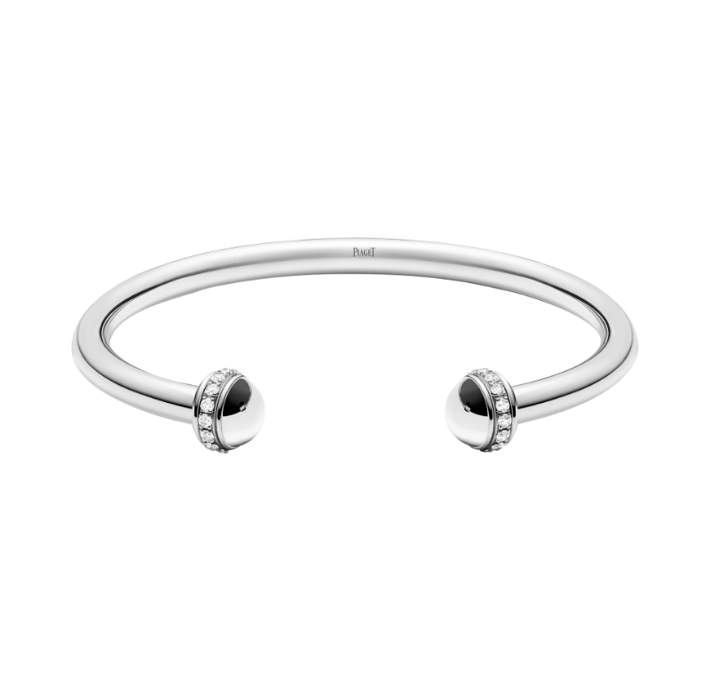 Resim PIAGET White Gold Diamond Open Bangle Bracelet