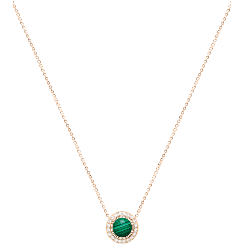 Resim PIAGET Rose Gold Malachite Diamond Pendant