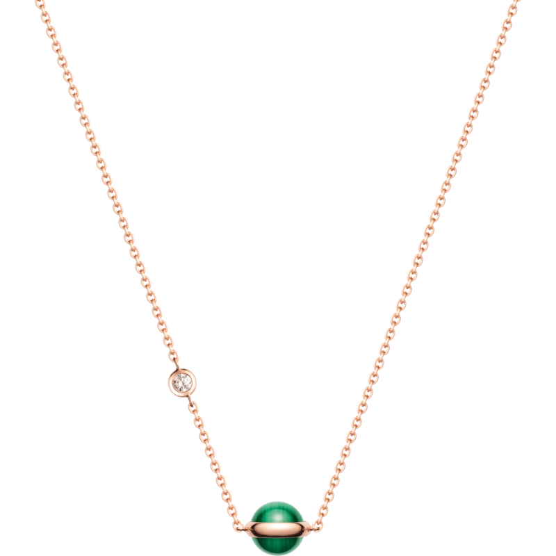 Picture of PIAGET Rose Gold Malachite Diamond Pendant