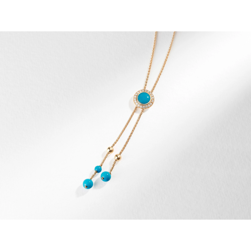 Picture of PIAGET Rose Gold Turquoise Diamond Pendant