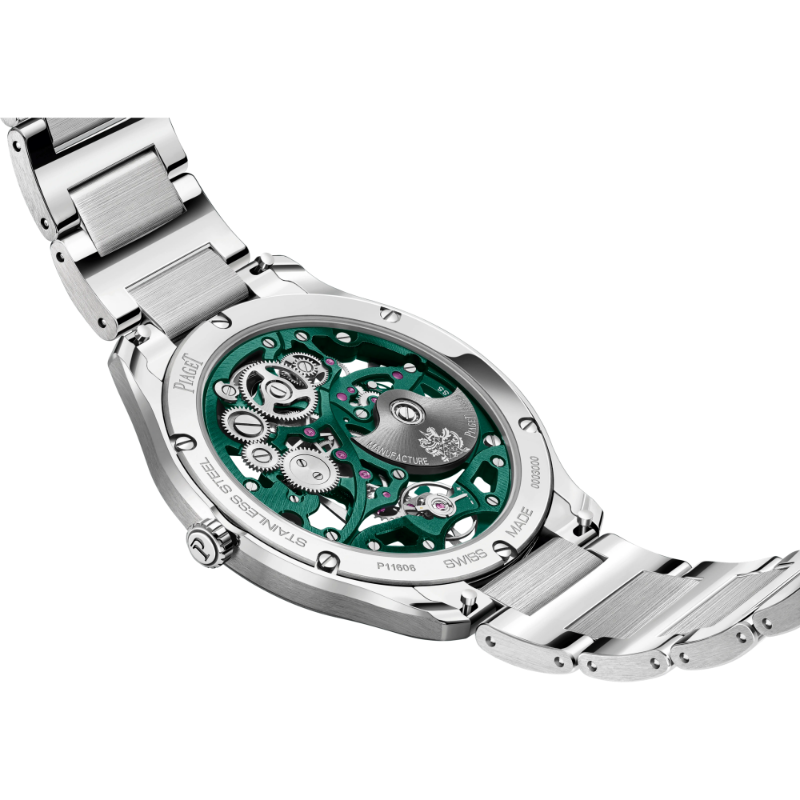 Resim PIAGET Automatic Steel Skeleton Watch