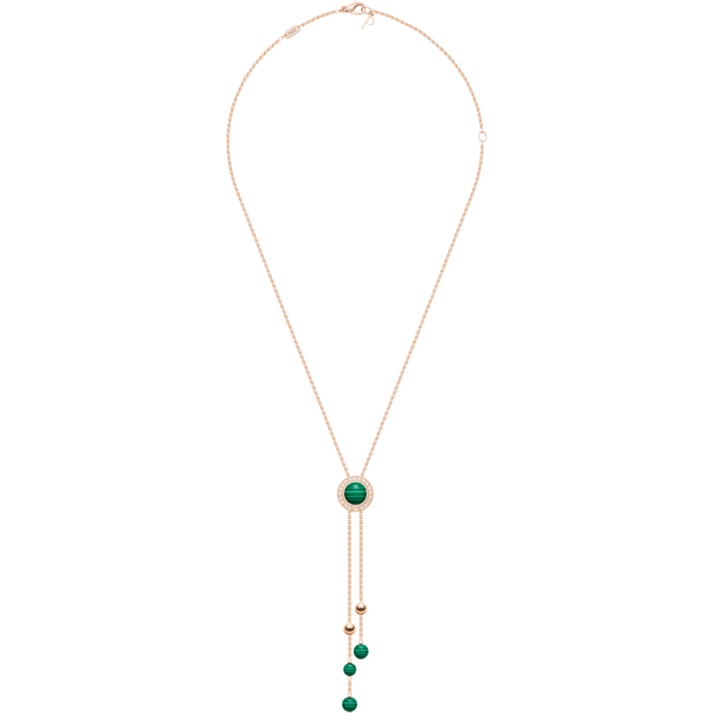 Picture of PIAGET Possession Rose Gold Malachite Diamond Pendant