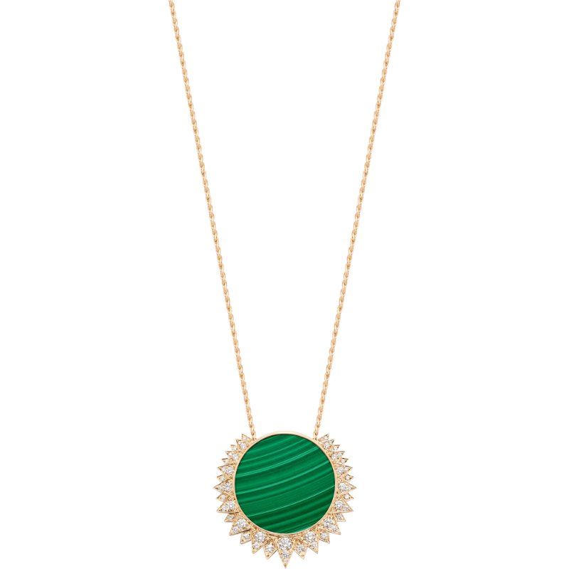 Picture of PIAGET Rose Gold Malachite Diamond Pendant