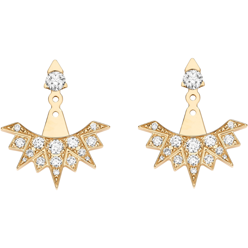 Resim PIAGET Rose gold, diamond earrings