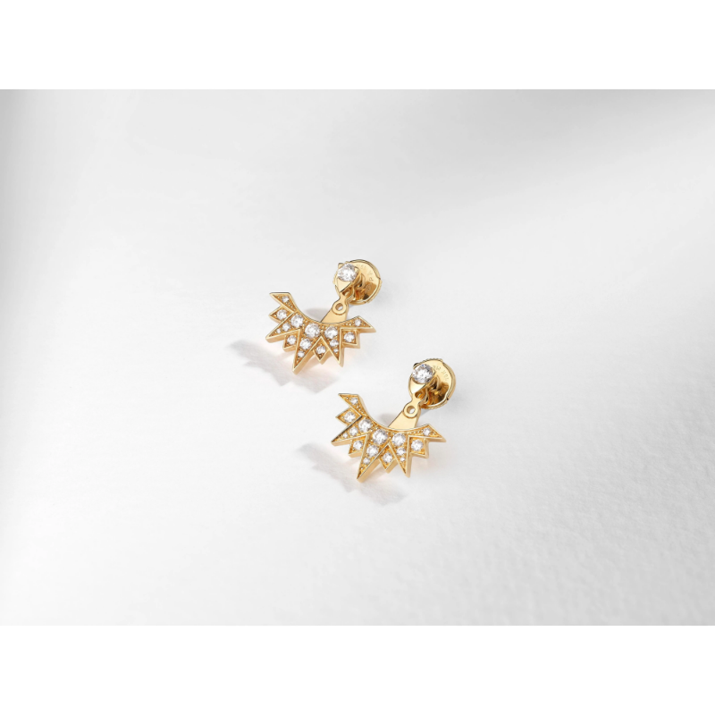 Resim PIAGET Rose gold, diamond earrings