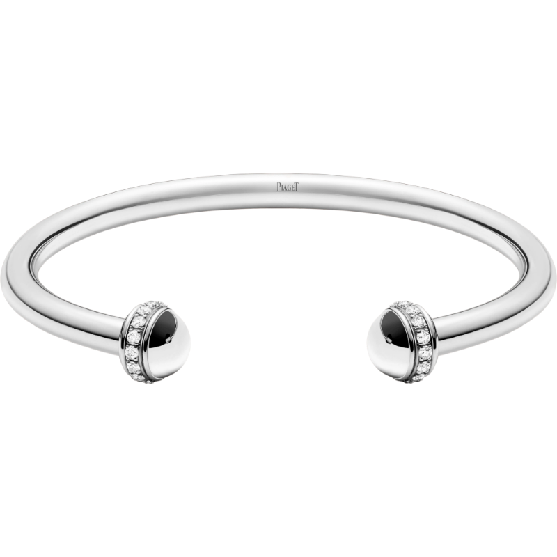 Resim PIAGET White Gold Diamond Open Bangle Bracelet