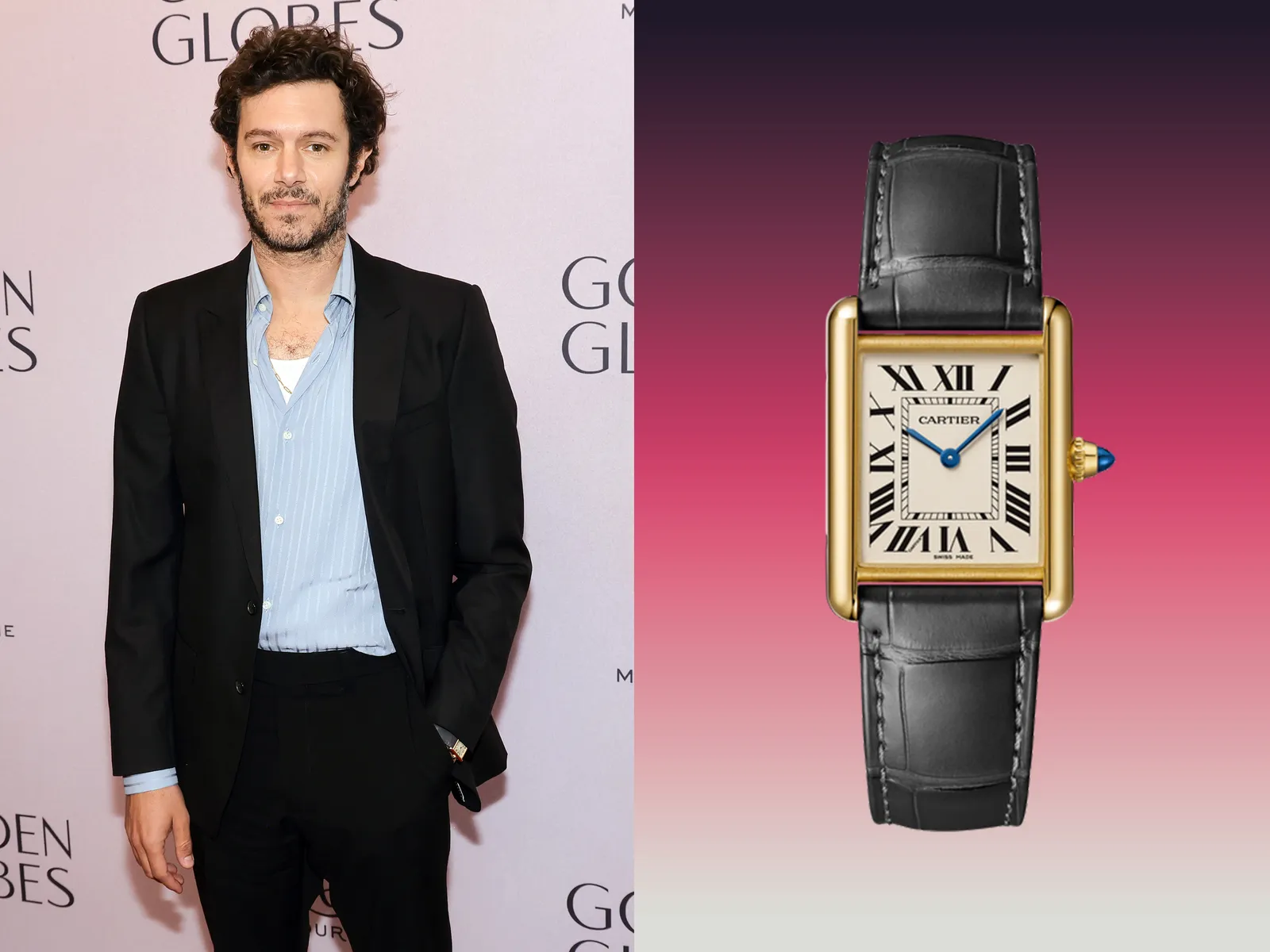 Blog yazısı Adam Brody and His Elegant Choice: Cartier Tank Louisiçin resim