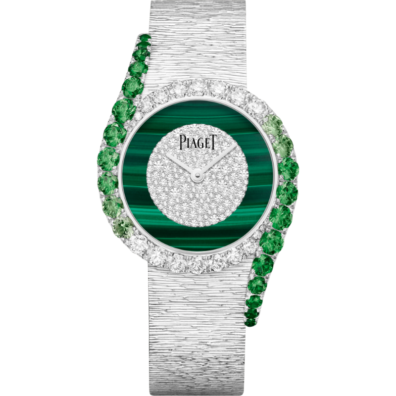 Picture of Piaget Automatic White Gold Tsavorite Malachite Diamond Watch