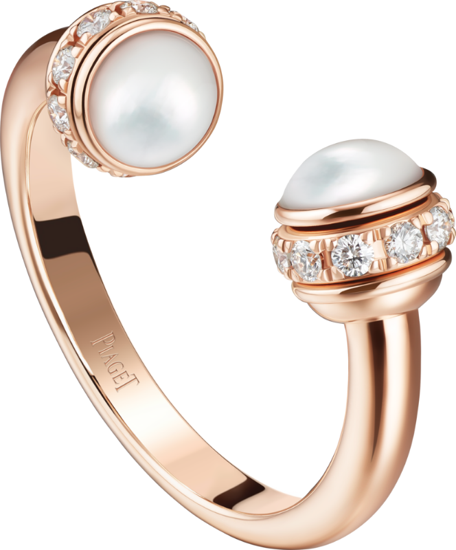 Picture of Piaget Medium model - Rose Gold Diamond Ring