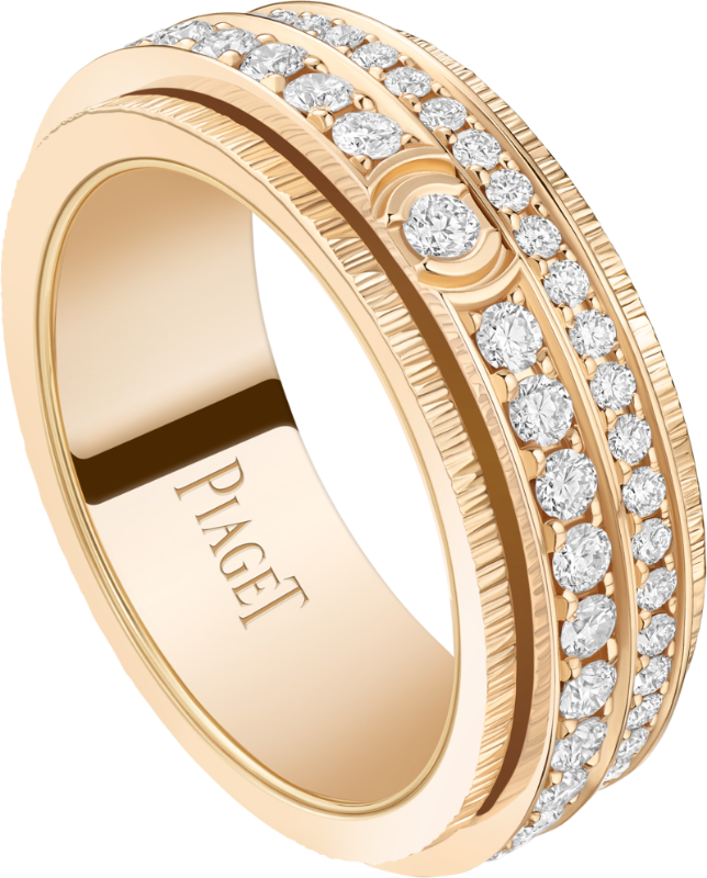 Picture of Piaget Medium model - Rose Gold Diamond Ring