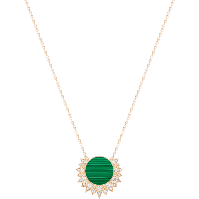 Picture of Piaget Rose Gold Malachite Diamond Pendant