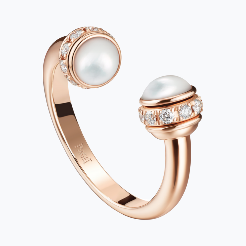 Picture of Piaget Medium model - Rose Gold Diamond Ring