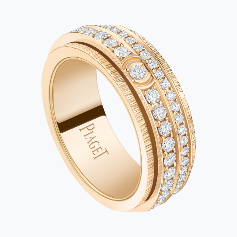 Resim Piaget Medium model - Rose Gold Diamond Ring