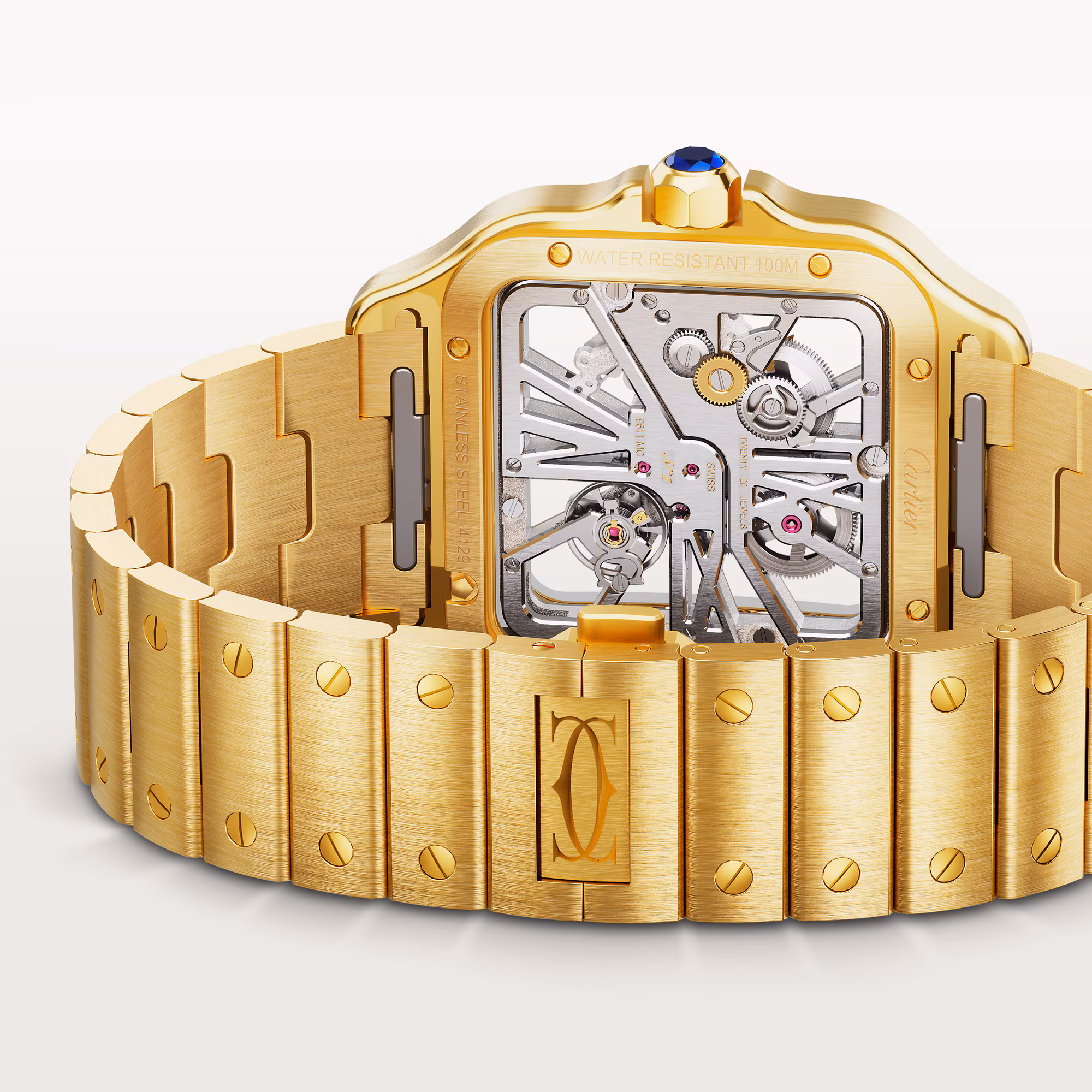 Picture of Santos de Cartier Skeleton Watch - Large