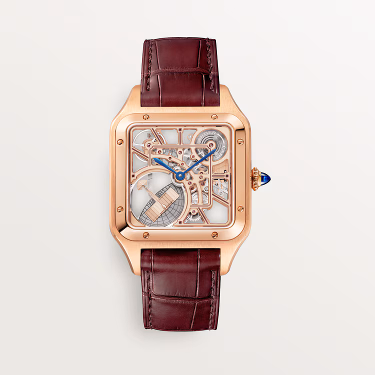 Picture of SANTOS-DUMONT SKELETON WATCH EQUIPPED WITH A MICRO-ROTOR