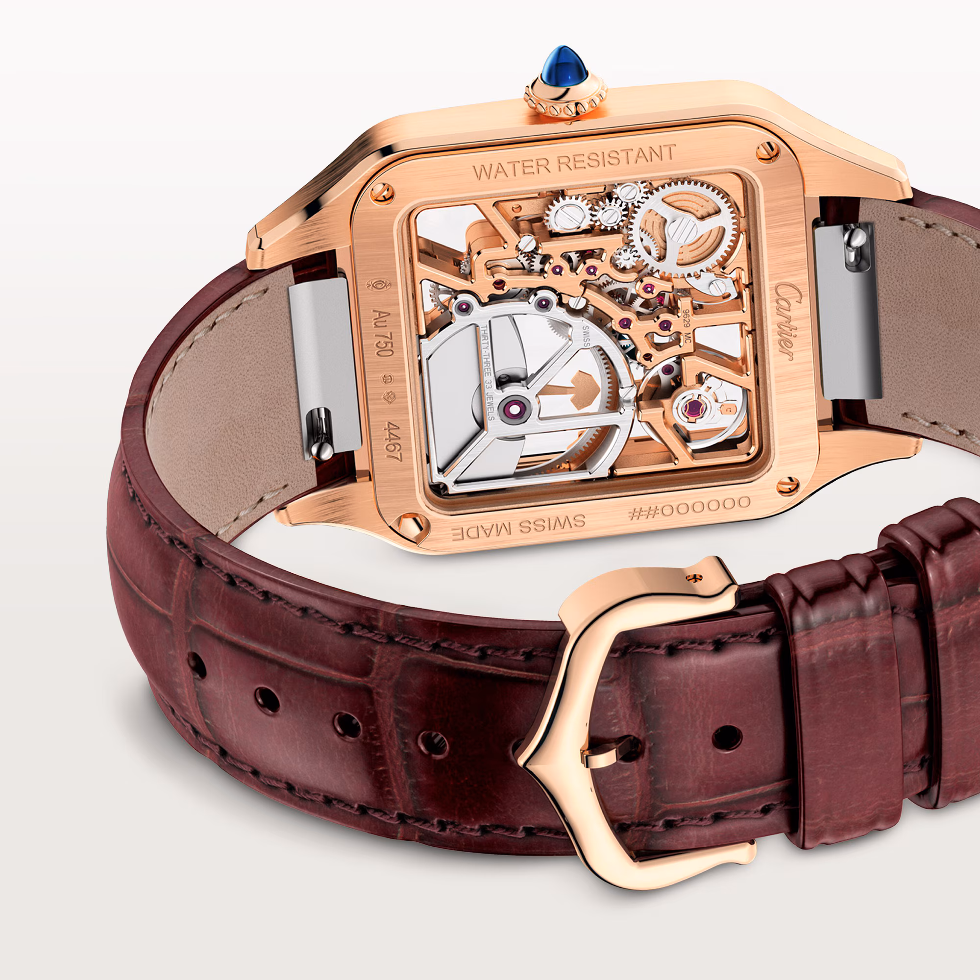 Picture of SANTOS-DUMONT SKELETON WATCH EQUIPPED WITH A MICRO-ROTOR